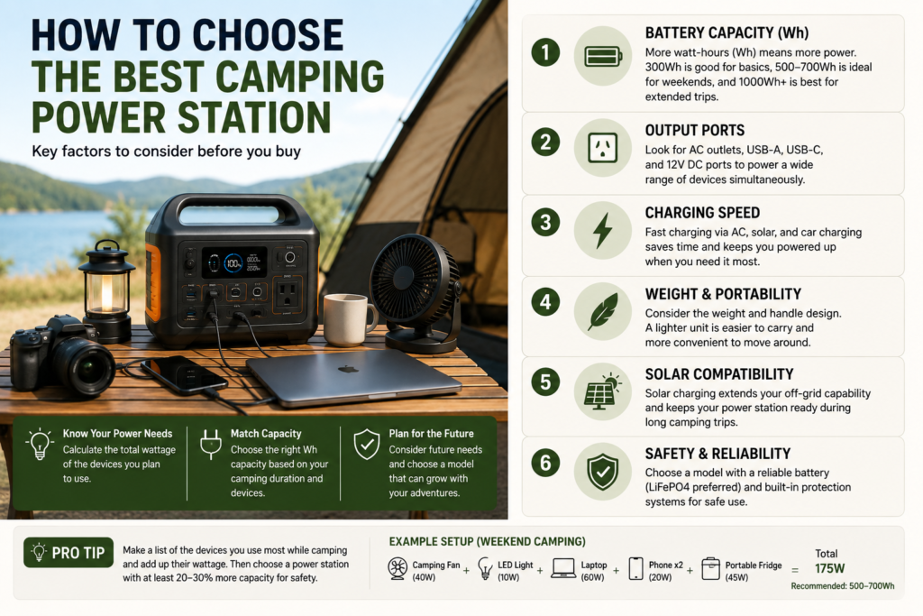 How to choose the best camping power station for car camping